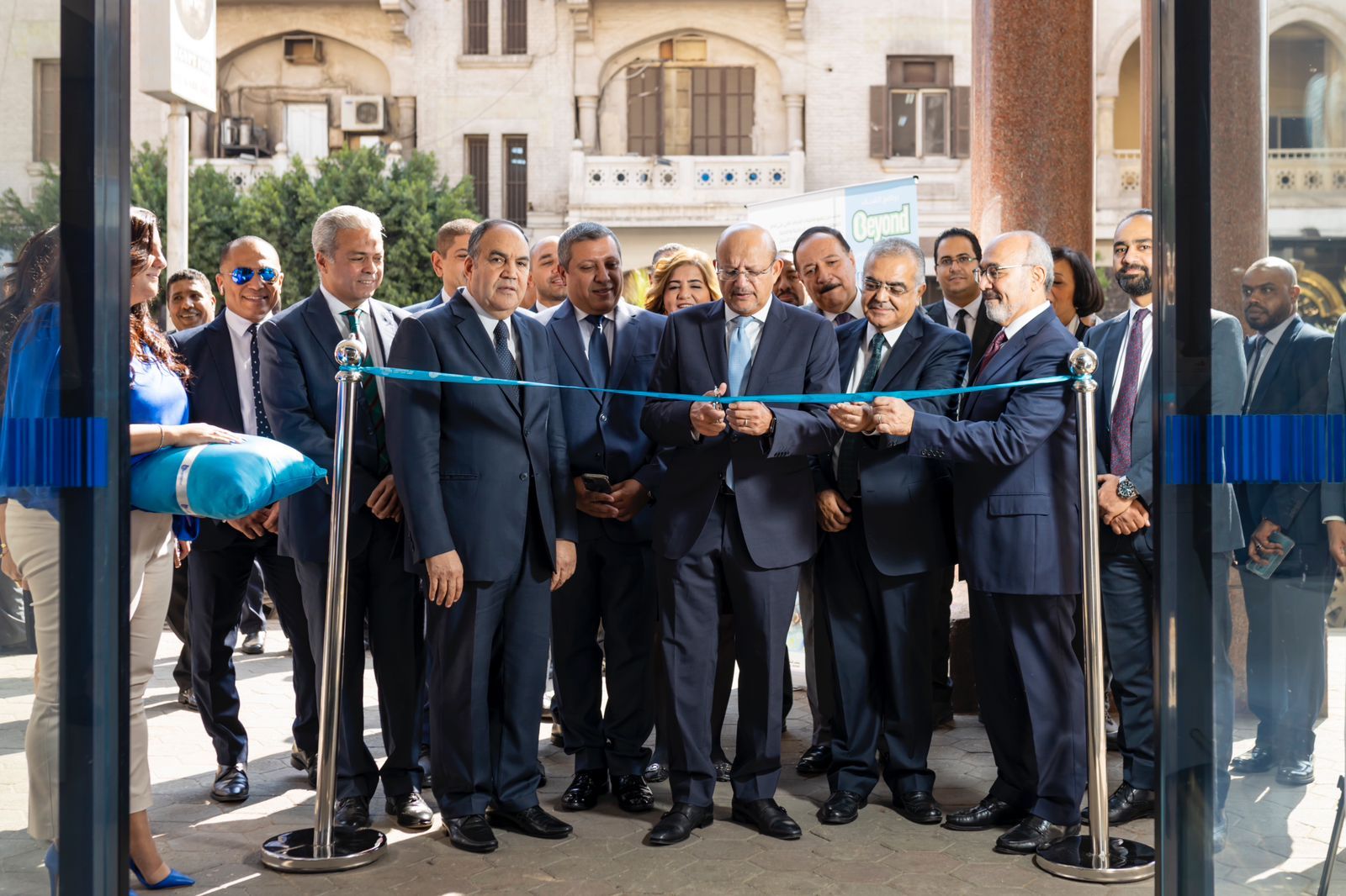 Suez Canal Bank Re-open Heliopolis branch after renovation