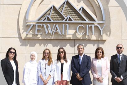 Suez Canal Bank organizes an awareness sessions for zewail university students of science and technology about Social Responsibility and Entrepreneurship.